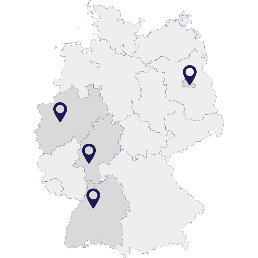 Die Verbreitung der INSTATEC GmbH in ganz Deutschland